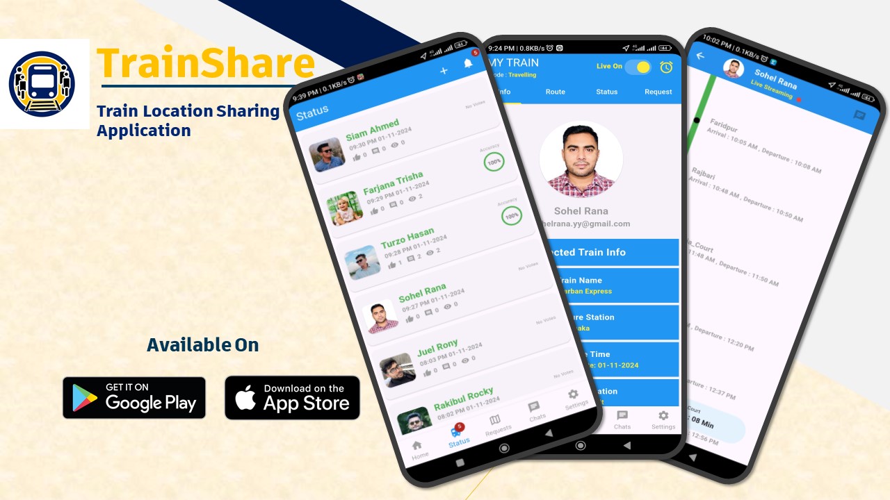 trainshare app feature image